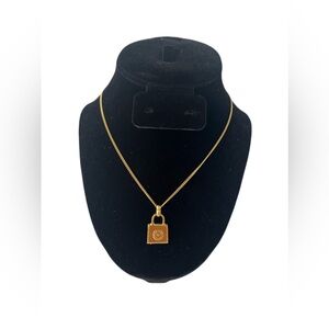 SOLD Authentic Celine Gold Plated Handbag Necklace